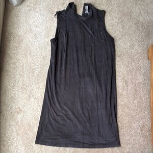 Elegant Sleeveless Gray Dress